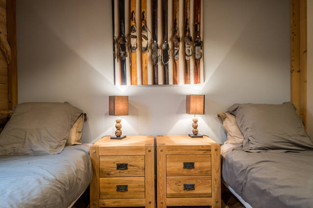 Chambre twin skis 2