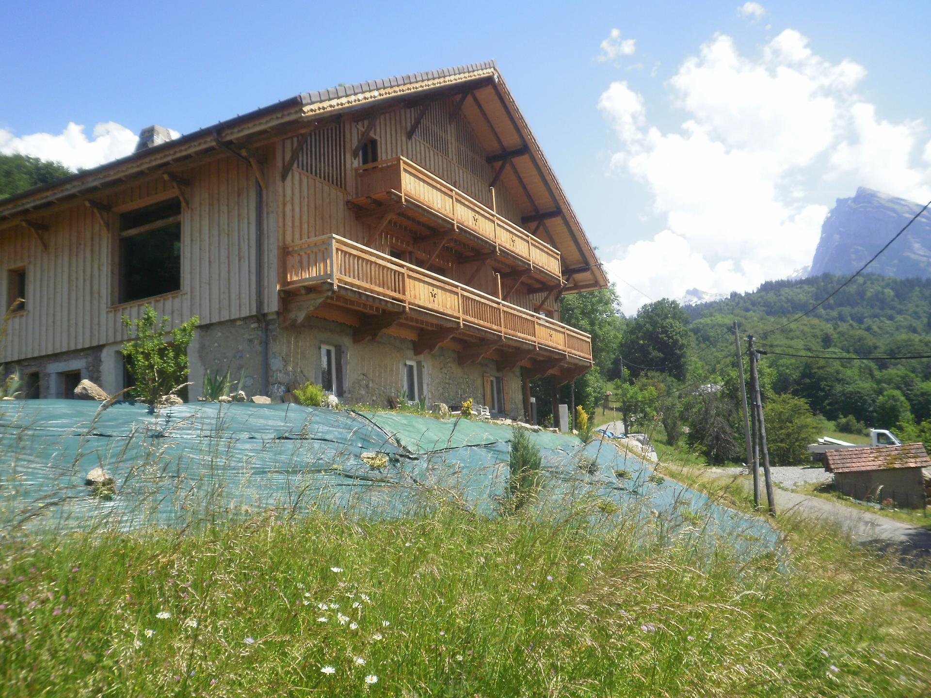 Le chalet de Vigny en été